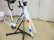 LOOK 2019 ROADBIKE 795 LIGHT RS FRAME SET PROTEAM WHITE GLOSSY FRONT FORK（ルック 2019年 モデル ロードバイク ライト アールエス フレームセット プロチームホワイトグロッシー）