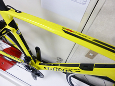 WILIER TRIESTINA 2019 ROADBIKE CENTO10 CENTO 10 AIR PRO SHIMANO DURAACE YELLOW BLACK COLOR TOPTUBE（ウィリエール トリエスティーナ 2019年モデル ロードバイク チェント ディエチ エアー プロ シマノ デュラエース 完成車 イエローブラック カラー）