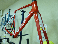 WILIER TRIESTINA 2019 ROADBIKE CENTO10 CENTO 10 AIR PRO SHIMANO ULTEGRA RED WHITE COLOR FRONT FORK（ウィリエール トリエスティーナ 2019年モデル ロードバイク チェント ディエチ エアー プロ シマノ アルテグラ 完成車 レッドホワイト カラー）