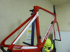 WILIER TRIESTINA 2019 ROADBIKE CENTO10 CENTO 10 AIR PRO FRAME SET RED WHITE COLOR SEATSTAY（ウィリエール トリエスティーナ 2019年モデル ロードバイク チェント ディエチ エアー プロ フレームセット レッドホワイト カラー）