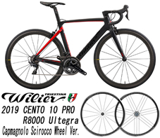 WILIER TRIESTINA 2019 ROADBIKE CENTO10 CENTO 10 AIR SHIMANO ULTEGRA SPECIAL BLACK RED MATT COLOR（ウィリエール トリエスティーナ 2019年モデル ロードバイク チェント ディエチ プロ シマノ アルテグラ 特別仕様車 ブラックレッドマット カラー）