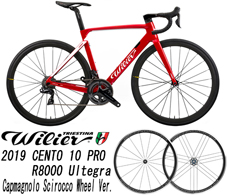 WILIER TRIESTINA 2019 ROADBIKE CENTO10 CENTO 10 PRO SHIMANO ULTEGRA SPECIAL RED WHITE COLOR（ウィリエール トリエスティーナ 2019年モデル ロードバイク チェント ディエチ プロ シマノ アルテグラ 特別仕様車 レッドホワイト カラー）