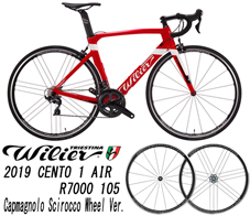 WILIER TRIESTINA 2019 ROADBIKE CENTO1 CENTO 1 AIR 105 SPECIAL RED COLOR（ウィリエール トリエスティーナ 2019年モデル ロードバイク チェント ウノ エアー 特別仕様車 レッド カラー）