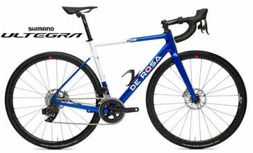 DEROSA 2022 ROADBIKE 838 DISK SHIMANO ULTEGRA BLUE WHITE デローザ 2022年モデル ロードバイク ディスク シマノ アルテグラ 完成車 ブルーホワイト