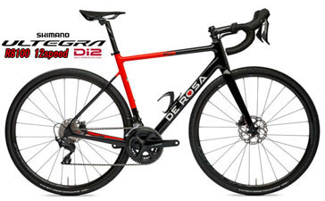 DEROSA 2022 ROADBIKE 838 DISK SHIMANO ULTEGRA Di2 12s Rosso Nera デローザ 2022年モデル ロードバイク ディスク シマノ アルテグラ 電動 完成車 ロッソネラ レッドブラック