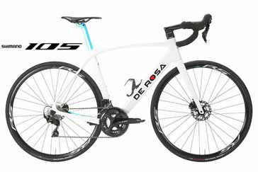 DEROSA 2022 ROADBIKE IDOL DISK DISC idoldisk SHIMANO R7020 R7000 105 WHITE GLOSSY デローザ 2022年モデル ロードバイク アイドル ディスク アイドルディスク シマノ 完成車 ホワイト グロッシー