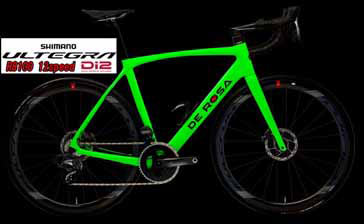 DEROSA 2022 ROADBIKE IDOL DISK DISC idoldisk SHIMANO R8100 ULTEGRA Di2 12s GREEN デローザ 2022年モデル ロードバイク アイドル ディスク アイドルディスク シマノ 電動 アルテグラ 完成車 グリーン