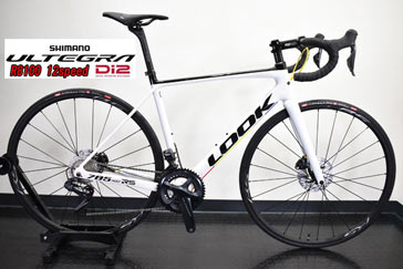 LOOK 2022 ROADBIKE 785 HUEZ RS 785HUEZRS DISC R8100 ULTEGRA Di2 12speed PROTEAM WHITE GLOSSY ルック 2022年モデル ヒュエズ アールエス ディスク シマノ 電動 アルテグラ 完成車 12スピード ロードバイク プロチームホワイトグロッシー