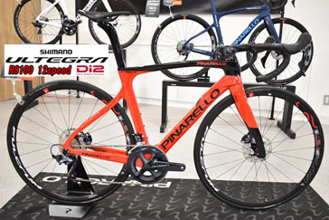 PINARELLO 2022 ROADBIKE PRINCE DISK DISC princedisk SHIMANO R8100 R8170 ULTEGRA Di2 12s B212 RADIANT RED ピナレロ 2022年モデル ロードバイク プリンス シマノ アルテグラ 11スピード 完成車 ラディアントレッド