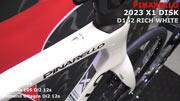 PINARELLO 2023 ROADBIKE ENDURANCE X1 DISK x1disk SHIMANO 105 D162 RICH WHITE ピナレロ 2023年モデル ロードバイク エンデュランス エックスワン エックス ワン ディスク シマノ  完成車 リッチ ホワイト カラー 動画 ユーチューブ