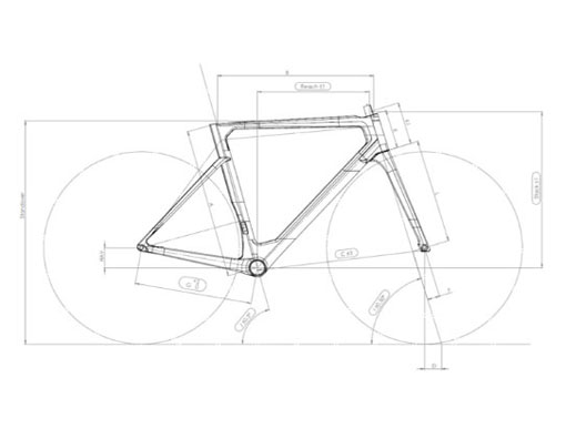 LOOK 2025 2024 ROADBIKE 795 BLADE 2 blade2 SIZE GEOMETRY ルック 2025年モデル 2024年モデル ロードバイク ブレード2 サイズ ジオメトリー