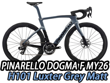 PINARELLO 2026 ROADBIKE DOGMA F DOGAMF DISK DISC M40X FRAME SET frameset MY26 H101 LUXTER GREY MATT ピナレロ 2026年モデル ロードバイク ドグマエフ ディスク フレームセット ラクスターグレイマット