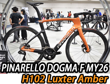 PINARELLO 2026 ROADBIKE DOGMA F DOGAMF DISK DISC M40X FRAME SET frameset MY26 H102 LUXTER AMBER ピナレロ 2026年モデル ロードバイク ドグマエフ ディスク フレームセット ラクスターアンバー