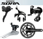 SHIMANO SORA 3500 9speed COMPO ST-3500 FC-3550 FD-3500 RD-3500 BR-3500（シマノソラ 9スピード コンポ）