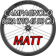 CAMPAGNOLO 2026 BORA WTO 45 C23 DB DISC BRAKE BORAWTO45DBC23 2WAY-FIT BLACK MATT TUBELESS  WHEEL（カンパニョーロ 2025年モデル ダブルティオー 45mm ディスクブレーキ ブラックマット チューブレス ロードバイク ホイール）