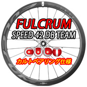 FULCRUM SPEED42 SPEED 42 DB TEAM  speed42team 2WAY-FIT DISC BRAKE TUBELESS CULT BEARING SPECIAL CUSTOM ROADBIKE WHEEL フルクラム スピード42 スピード 42mm ディスクブレーキ チーム ツーウェイフィット チューブレス カルト ベアリング スペシャル仕様 カスタム ロードバイク ホイール