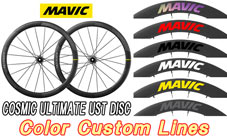 MAVIC 2024 COSMIC ULTIMATE UST 45 DISC TUBELESS COLOR CUSTOM LINES ROADBIKE WHEELマビック 2024年モデル コスミック アルティメット アルチメイト アルティメイト 45mm ディスク ディスクブレーキ チューブレス カラーカスタムライン ロードバイク ホイール