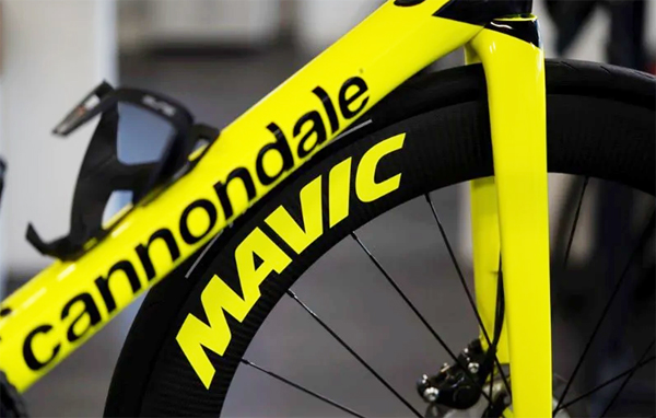 MAVIC COSMIC SLR 45 SLR45 DISC WHEEL YELLOW DECAL マビック コスミック エスエルアール 45mm ディスク イエロー デカール