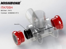 WISHBONE BOTTOMBRACKET ITA 70SH ウィッシュボーン ボトムブラケット ITA 70SH 4