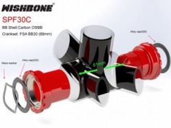 WISHBONE BOTTOMBRACKET SPF30C ウィッシュボーン ボトムブラケット SPF30C 6