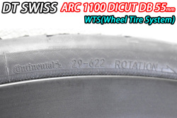 DT SWISS dtswiss ARC 1100 arc1100 DICUT DB 55mm WTS WHEEL Continental AERO111 29c ディーティースイス エーアールシー ホイール タイヤ システム タイヤ付き 6
