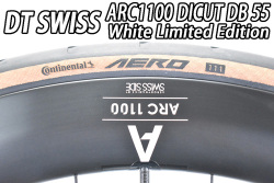 DT SWISS dtswiss ARC 1100 arc1100 DICUT DB 55mm WTS WHITE LIMITED EDITION CONTINENTAL AERO111 TDF ディーティースイス ホワイト リミテッド 限定 22